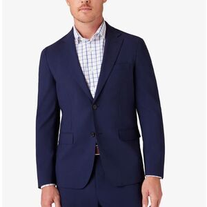 Canali Wool Travel Water Resistant Classic Navy Blue Men's Blazer Size 48 L
